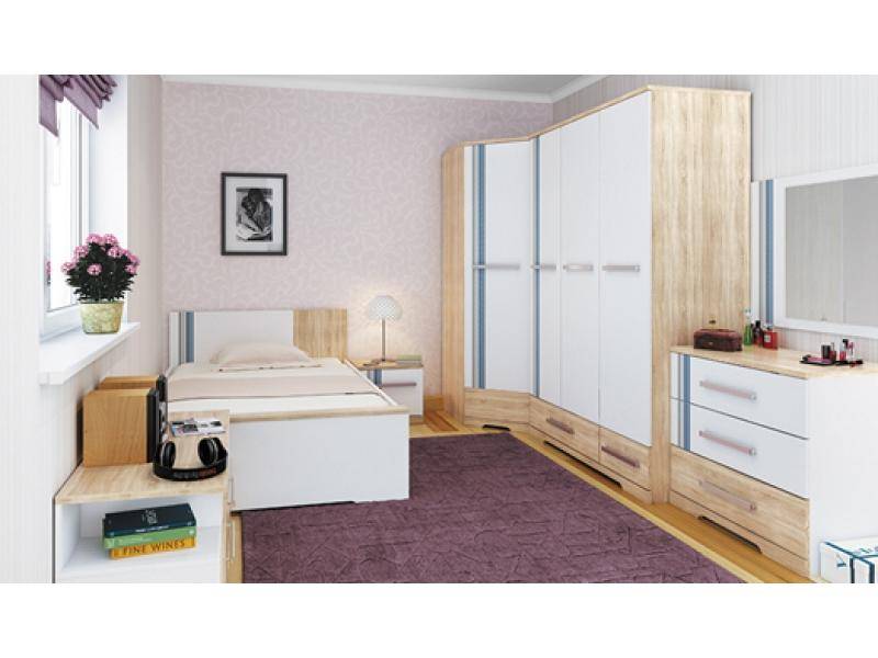 модульная мебель для спальни лион компл 2 в Нижневартовске