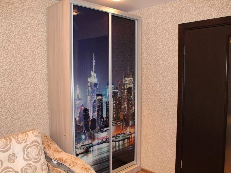 шкаф-купе с фотопечатью ночной город в Нижневартовске