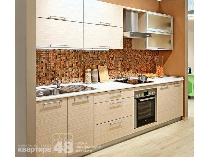 кухонный гарнитур прямой вельвет 4 в Нижневартовске