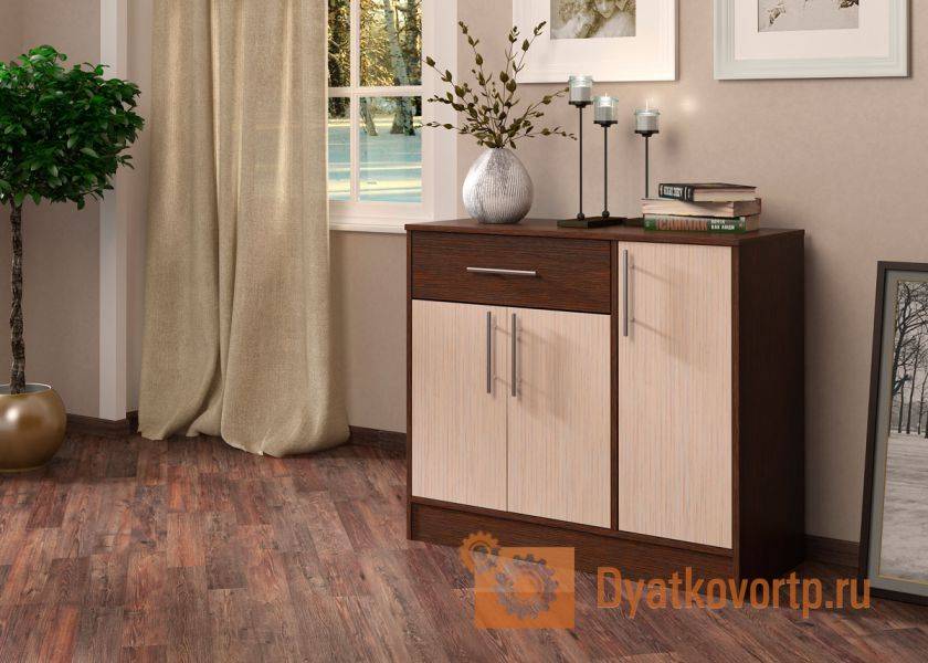комод к 1.13 венге-дуб молочный в Нижневартовске