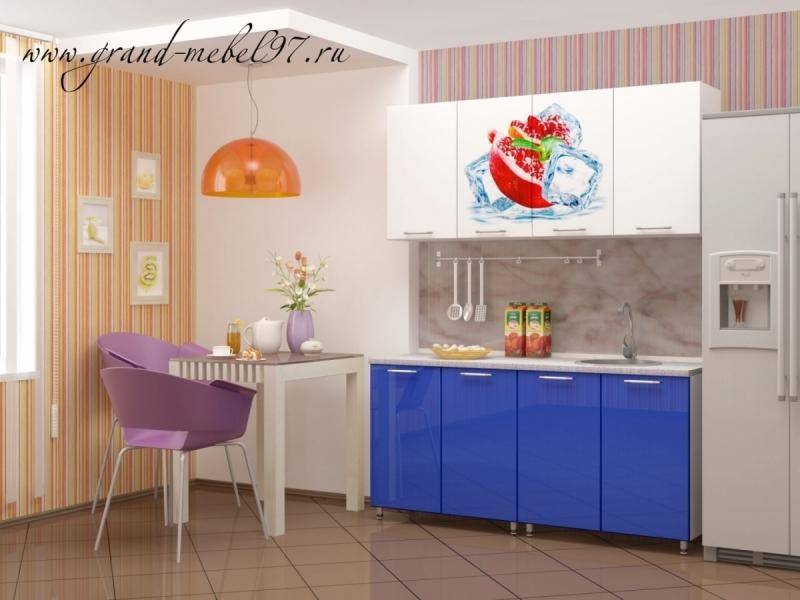 кухня с фотопечатью 021 в Нижневартовске