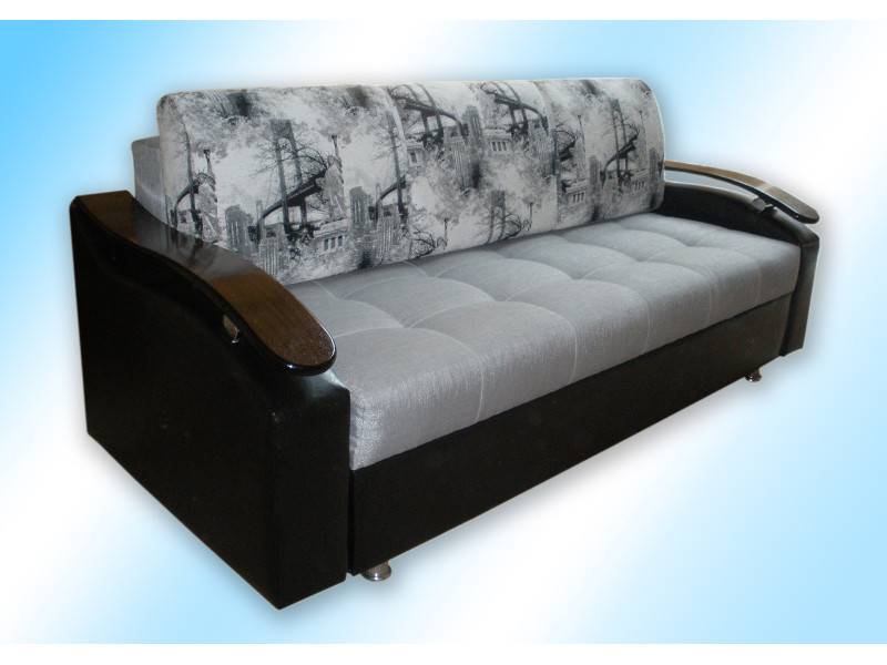 диван прямой тик-так с утяжками в Нижневартовске