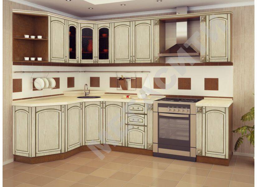 классическая кухня виктория с патиной в Нижневартовске