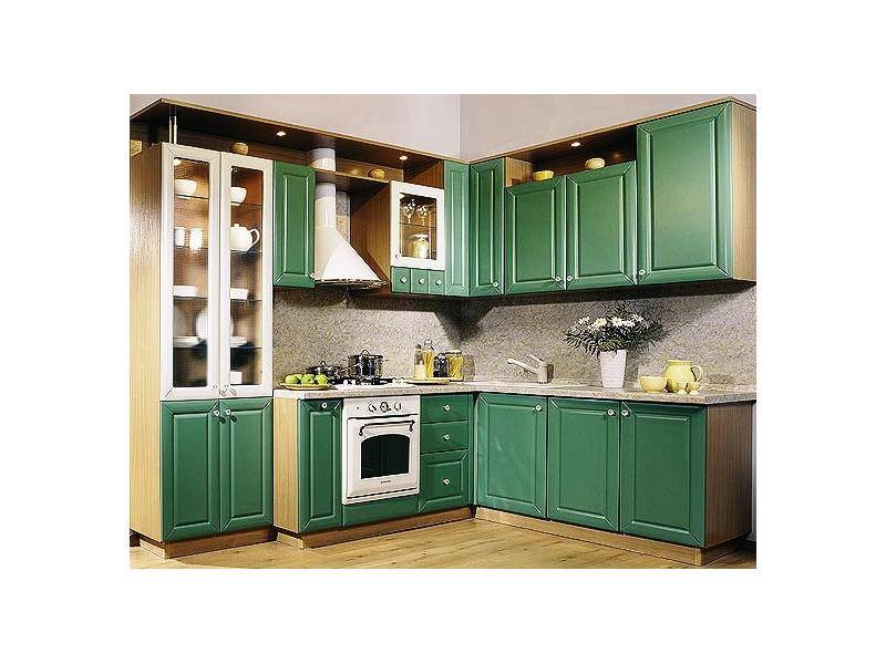 кухня мдф с фрезеровкой (лазурь) в Нижневартовске