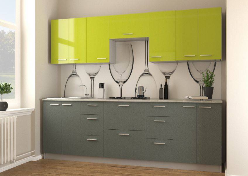 кухня прямая мдф в Нижневартовске