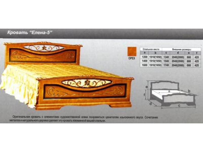 кровать елена 5 в Нижневартовске