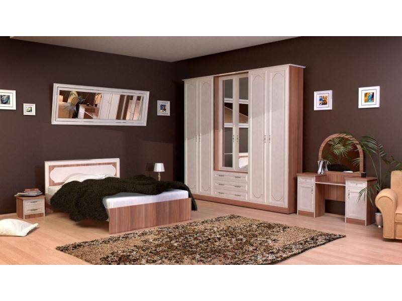 спальня суоми-1 с рамочным фасадом мдф в Нижневартовске