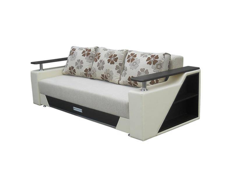 прямой диван с деревянными ручками зара-3 в Нижневартовске