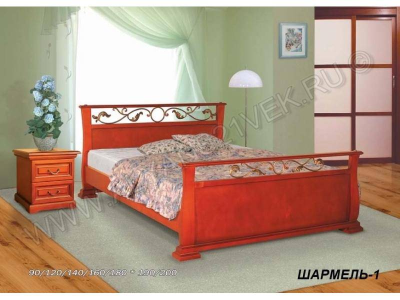 кровать из дерева шармель 1 в Нижневартовске