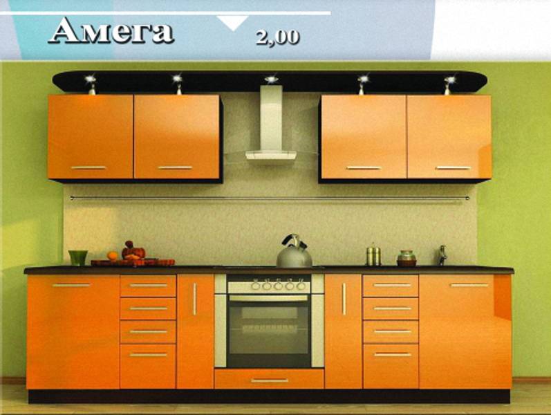 кухонный гарнитур «амега» в Нижневартовске
