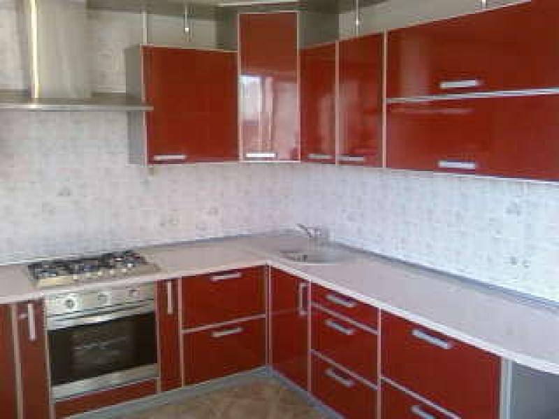 кухонный гарнитур угловой пластик в Нижневартовске