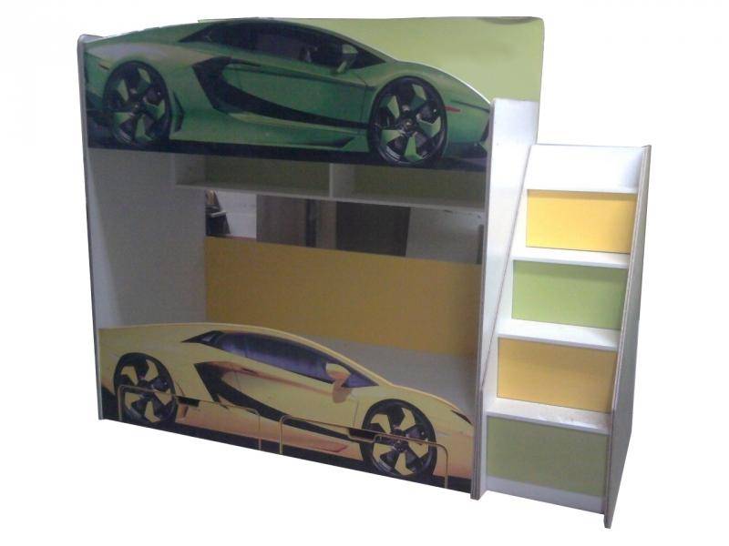 двухъярусная кровать машинка в Нижневартовске