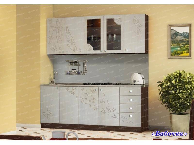 кухонный гарнитур прямой бабочки в Нижневартовске