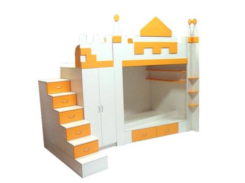 детская двухъярусная кровать замок в Нижневартовске