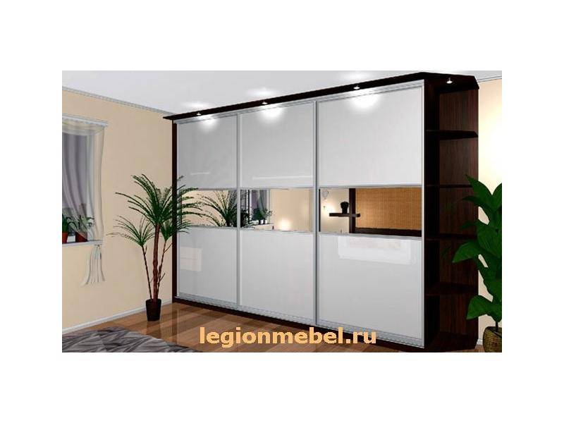 шкаф-купе с матовыми стеклами в Нижневартовске