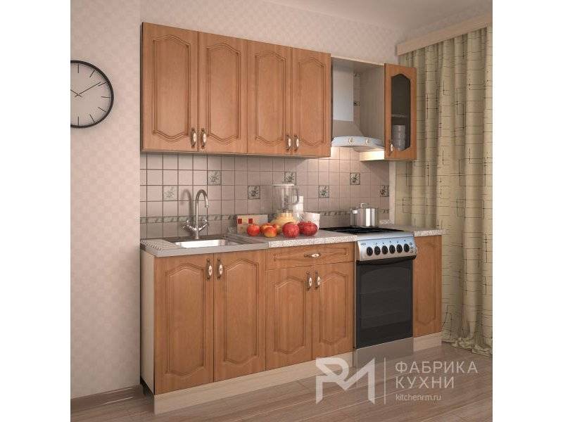 прямая кухня анегри золото арка в Нижневартовске