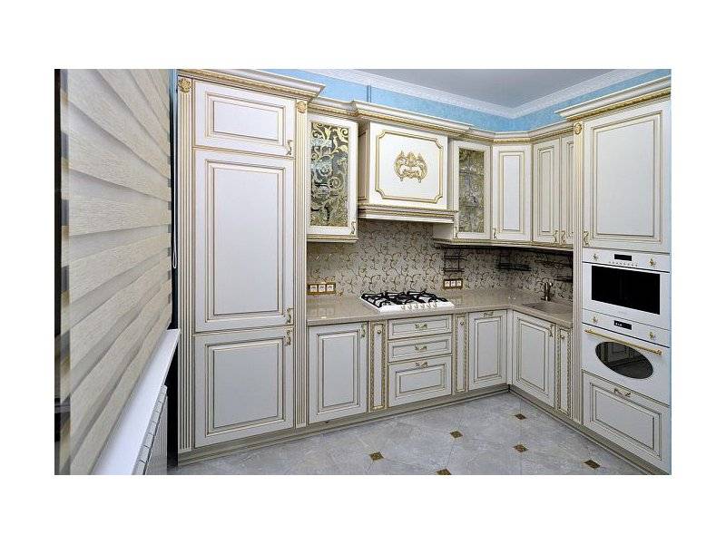 угловая кухня в классическом стиле брион в Нижневартовске