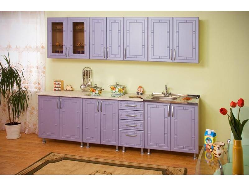 кухня прямая вета-8 сирень в Нижневартовске