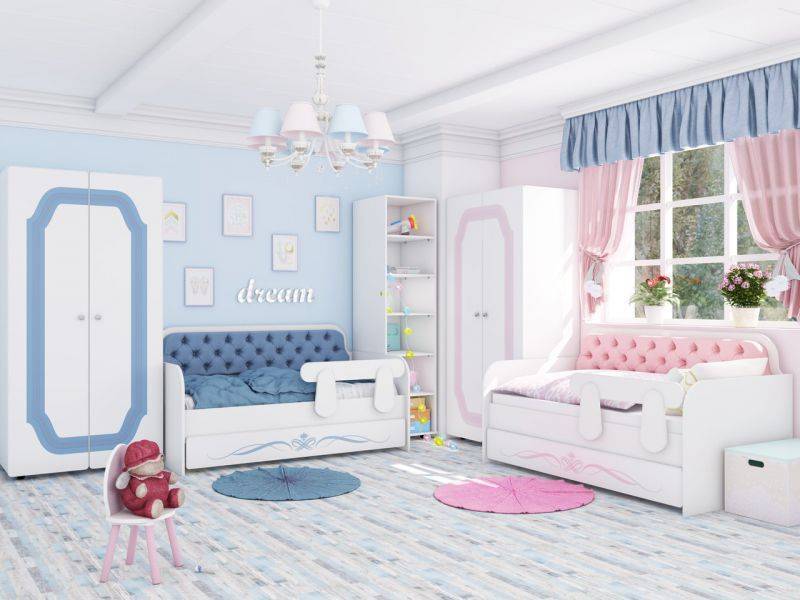 уютная детская для мальчика и девочки в Нижневартовске