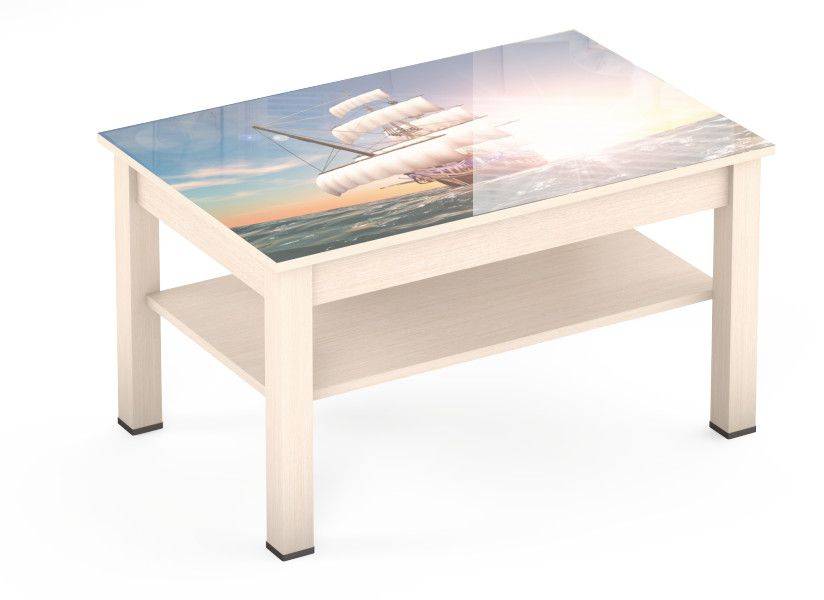 сж-07/1 стол журнальный (фотопечать стекло) в Нижневартовске