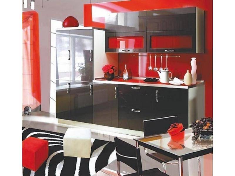 кухня прямая «блек» в Нижневартовске