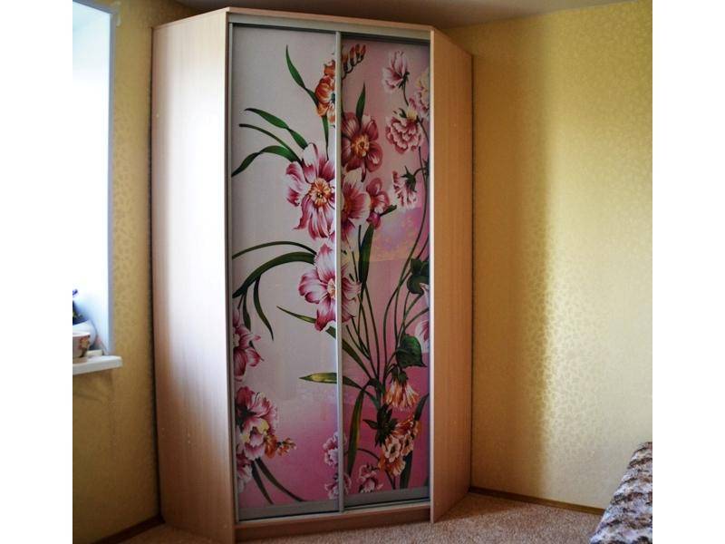 угловой шкаф-купе с фотопечатью ниннель в Нижневартовске