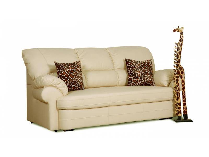 прямой кожаный диван элита 4 д3 в Нижневартовске