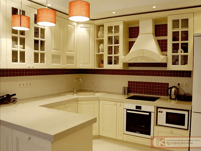 кухня угловая прованс кремовая в Нижневартовске