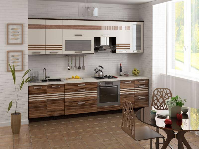 кухонный гарнитур прямой рио 16 в Нижневартовске