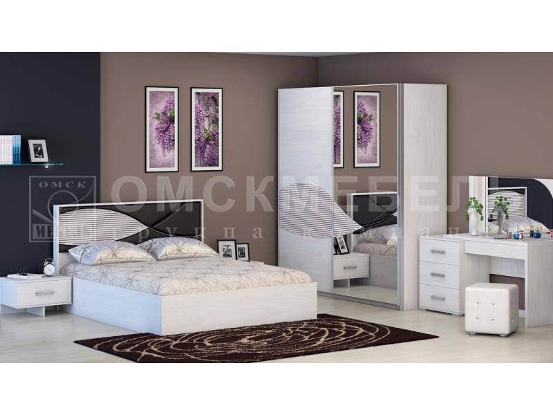 спальный гарнитур белый селеста в Нижневартовске