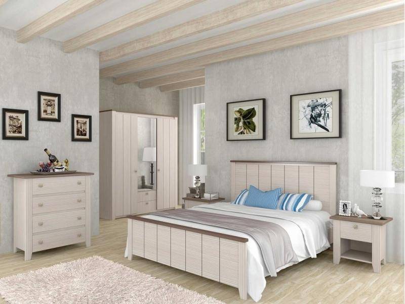 современная светлая спальня элен в Нижневартовске