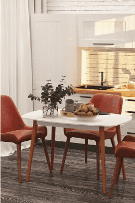 стол обеденный персей белый в Нижневартовске