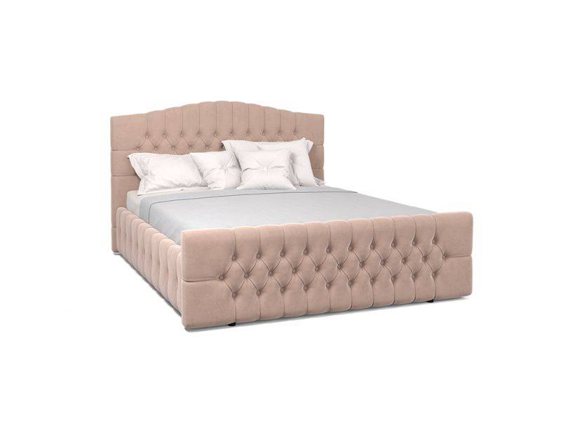 мягкая кровать с каретной стяжкой скарлет в Нижневартовске