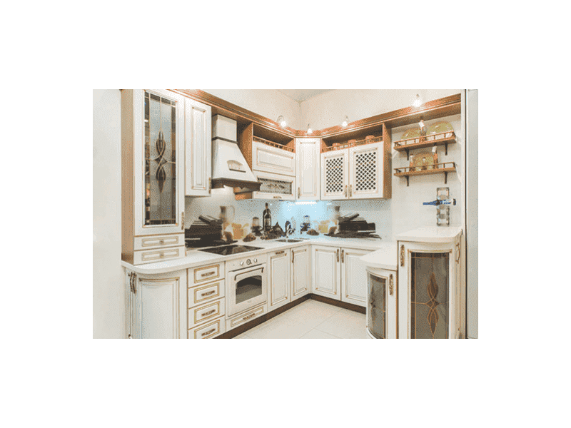 кухня угловая фасад мдф в пленке пвх в Нижневартовске