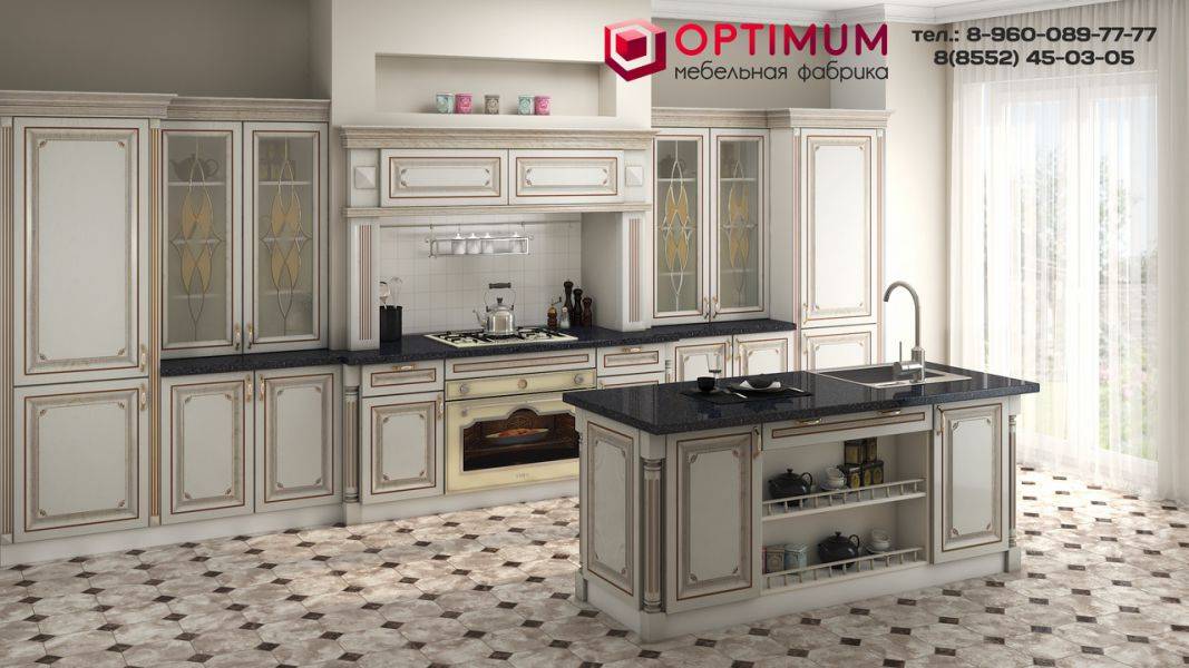 кухня с островом валенсия в Нижневартовске