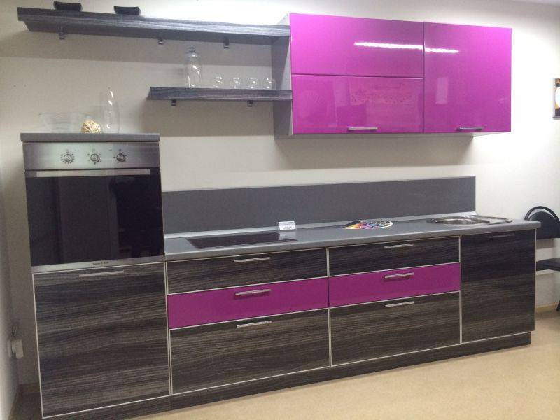 кухня прямая фиалка в Нижневартовске