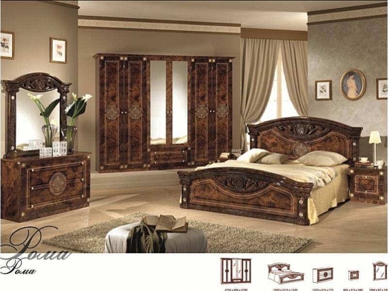 спальный гарнитур «рома орех» в Нижневартовске