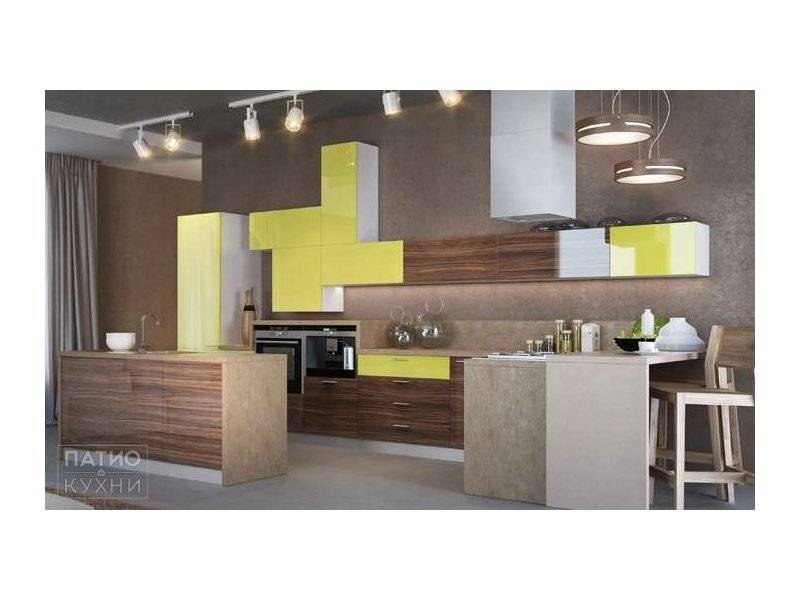 кухня lucrezia угловая (шоколадно-оливовая) в Нижневартовске