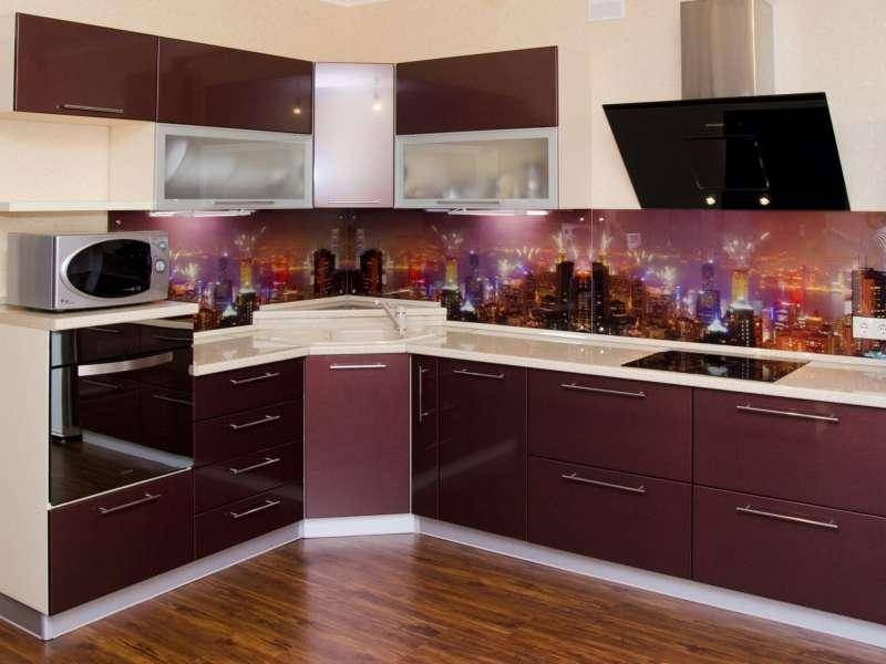 кухня с фотопечатью kf 1 в Нижневартовске