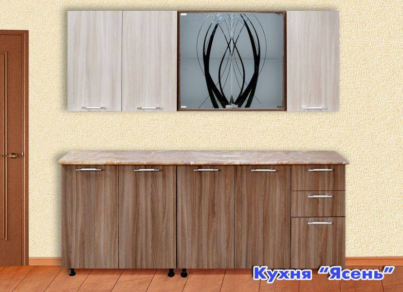 кухня прямая ясень в Нижневартовске