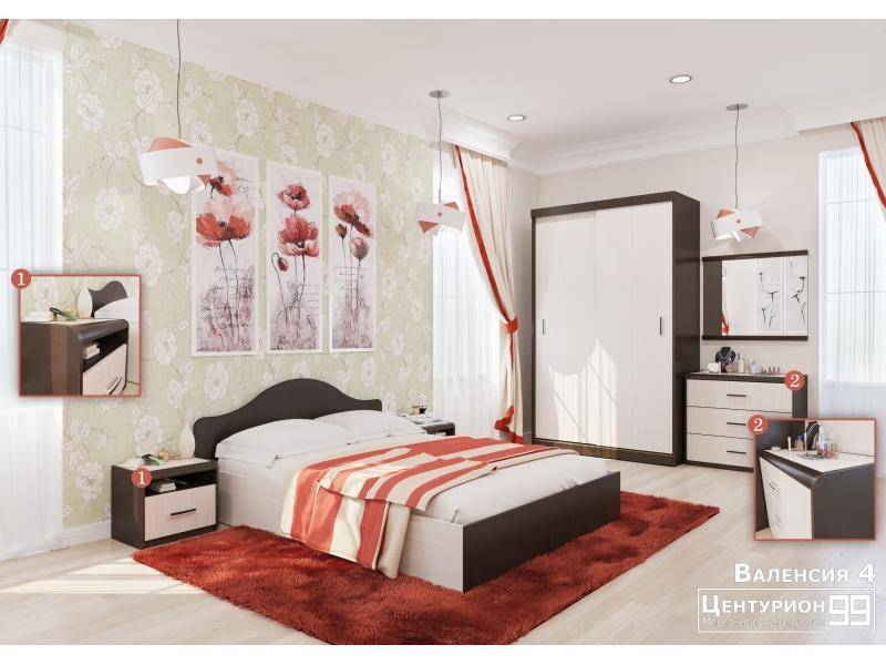 спальный гарнитур валенсия 4 в Нижневартовске