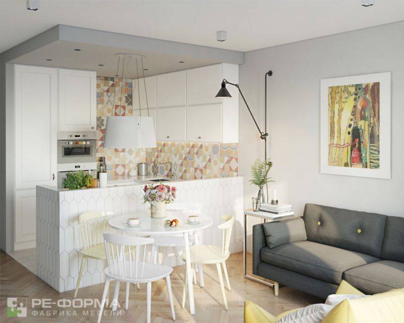 небольшая угловая кухня 042 в Нижневартовске