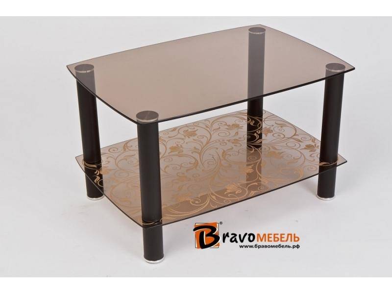 стол стекло журнальный глория в Нижневартовске