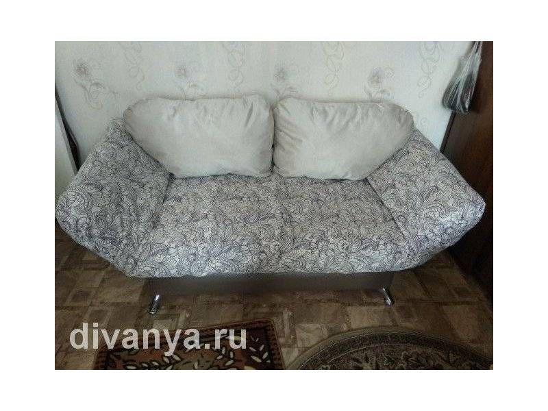 мягкий диван клик-кляк никко камелия вайт в Нижневартовске