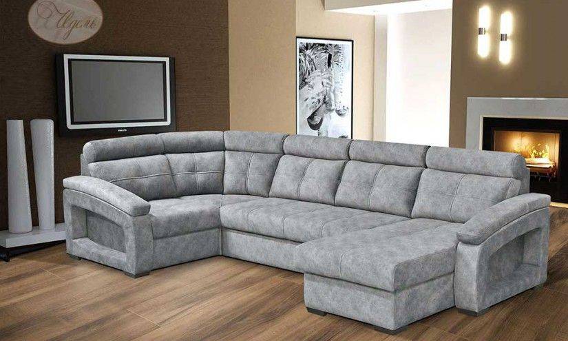 диван модульный идель 82 барон-угол бф с оттоманкой в Нижневартовске