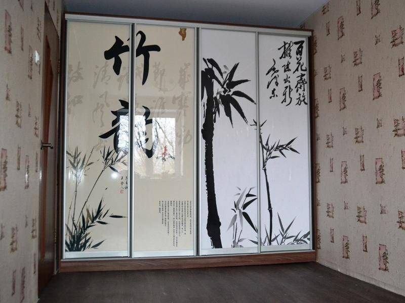 шкаф-купе с рисунками на стекле бали в Нижневартовске