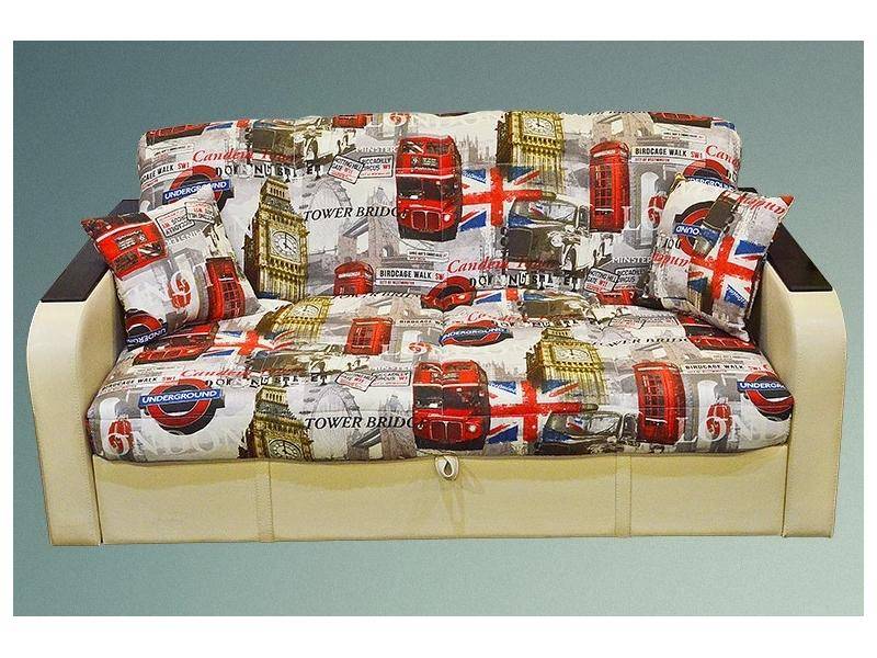 диван прямой остин с деревянными подлокотниками в Нижневартовске