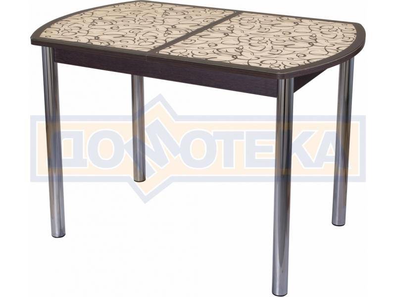 стол кухонный со стеклом гамма по в Нижневартовске