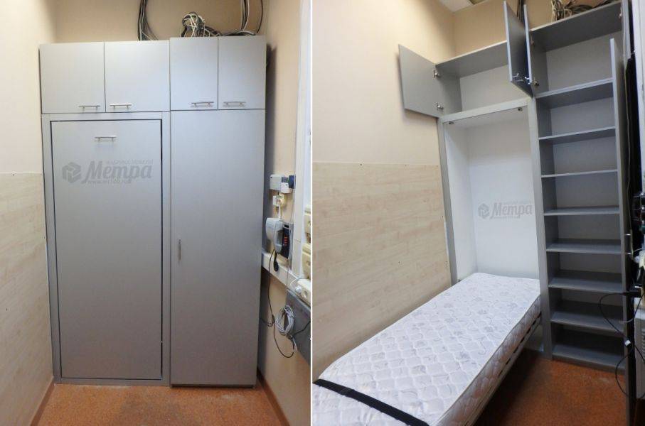 шкаф-трансформер с односпальной кроватью в Нижневартовске