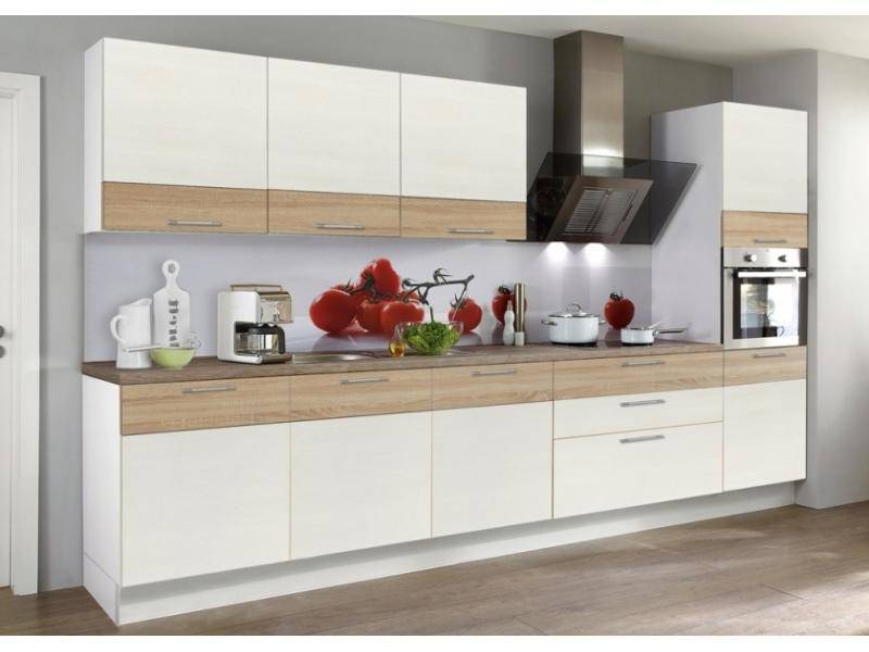 светлый кухонный гарнитур лайнвуд в Нижневартовске